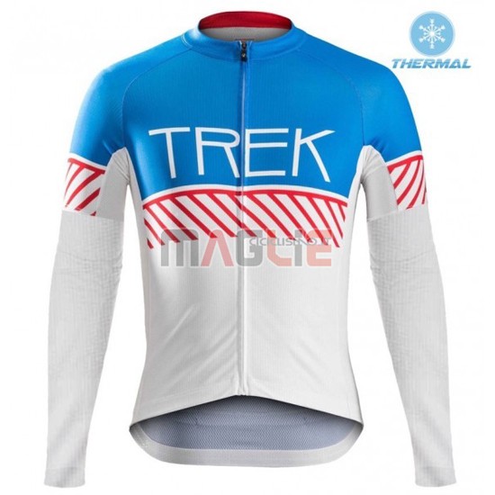 Maglia Trek manica lunga 2016 blu e bianco